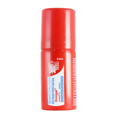 Omnigel Spray from Cipla for Fast relief from Pain, Sprain and Strain