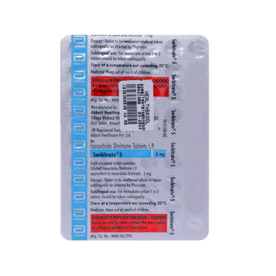 Sorbitrate 5 Tablet