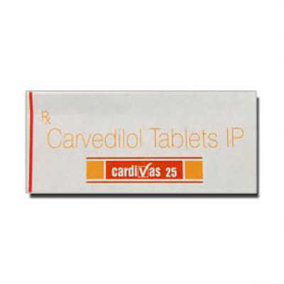 Cardivas 25 Tablet