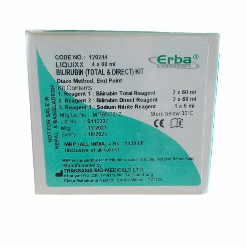 Bilirubin ( Total & Direct ) Kit Erba