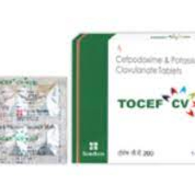 Tocef CV 200 mg/125 mg Tablet