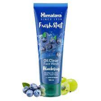 Himalaya Fresh Start Oil Clear Blueberry Face Wash, 100 ml