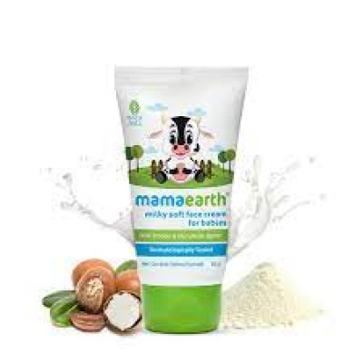 Mamaearth Milky Soft Face Cream For Babies, 60 gm