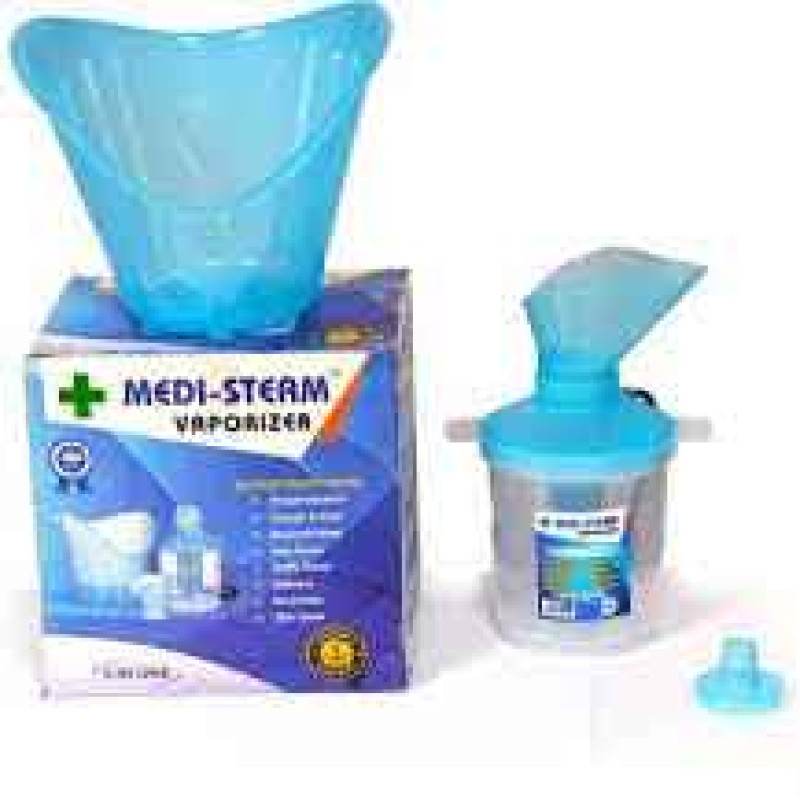 Medi-Steam Face, Nose, and Cough Steamer 3 in 1 Plastic Steam Vaporizer