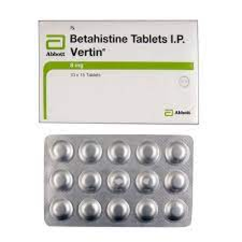 Vertin 8mg Tablet
