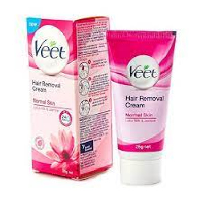 Veet 5 in 1 Skin Benefits Hair Removal Cream For Sensitive Skin, 25 gm