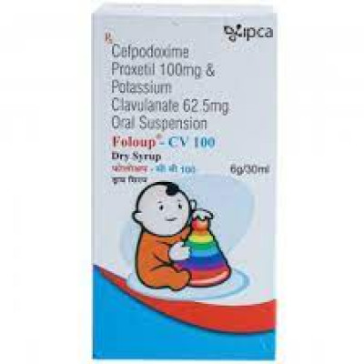 Foloup CV 100mg/62.5mg Dry Syrup