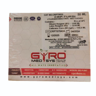 CRP Turbi Test Kit (TURBIDIMETIRC METHOD)