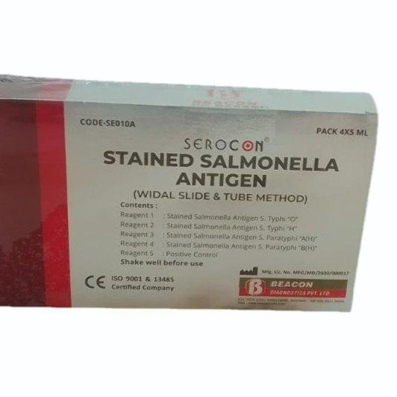 Stained Salmonella Antigen Set