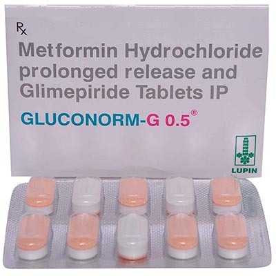 Gluconorm-G 0.5 Forte Tablet