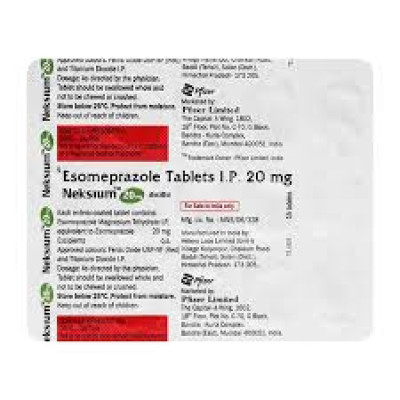 Neksium 20 mg Tablet 15's