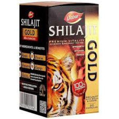 Dabur Shilajit Gold, 20 Capsules