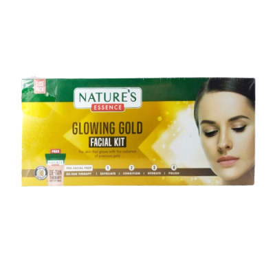 NATURE'S  GLOWING GOLD FACIAL KIT