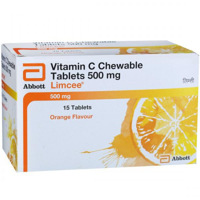 Limcee 500 mg Chewable Orange Tablet 15's