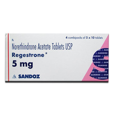 Regestrone 5 mg Tablet 10's