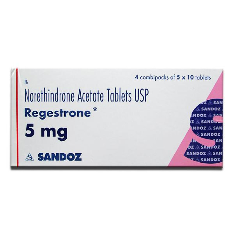 Regestrone 5 mg Tablet 10's
