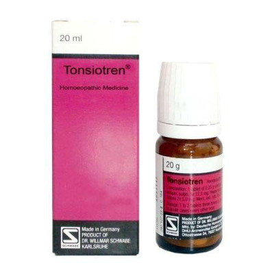 Schwabe German Tonsiotren Tablets for inflammation of Tonsils, Sinuses