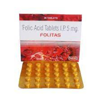 Folitas 5mg Tablet for Folic Acid Deficiency