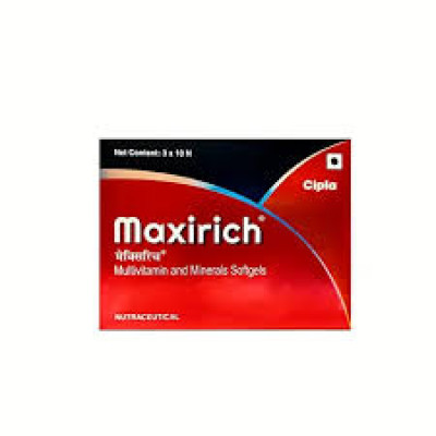Maxirich Multivitamin & Minerals Softgel, 10 Capsules
