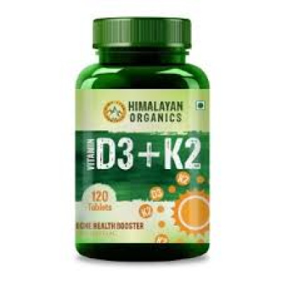 Himalayan Organics Plant Based D3+K2  Capsules